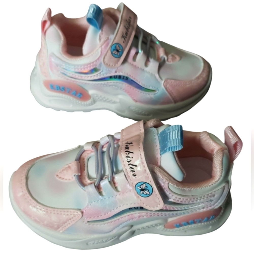 Little girl pre-school kindergarten sports running shoes size 9